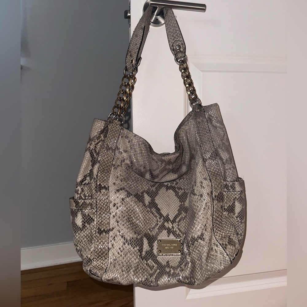 Vintage Michael Kors snake print purse. Early Michael Kors (2000s)
